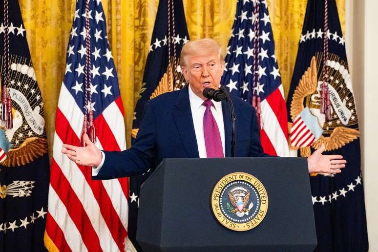 O presidente dos EUA, Donald Trump