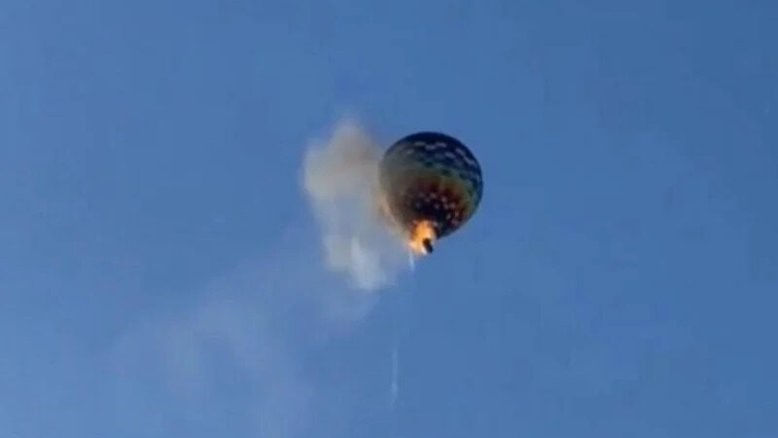 balão; fogo; santa catarina; sc