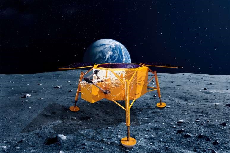 Protótipo de modelo que irá à Lua extrair oxigênio